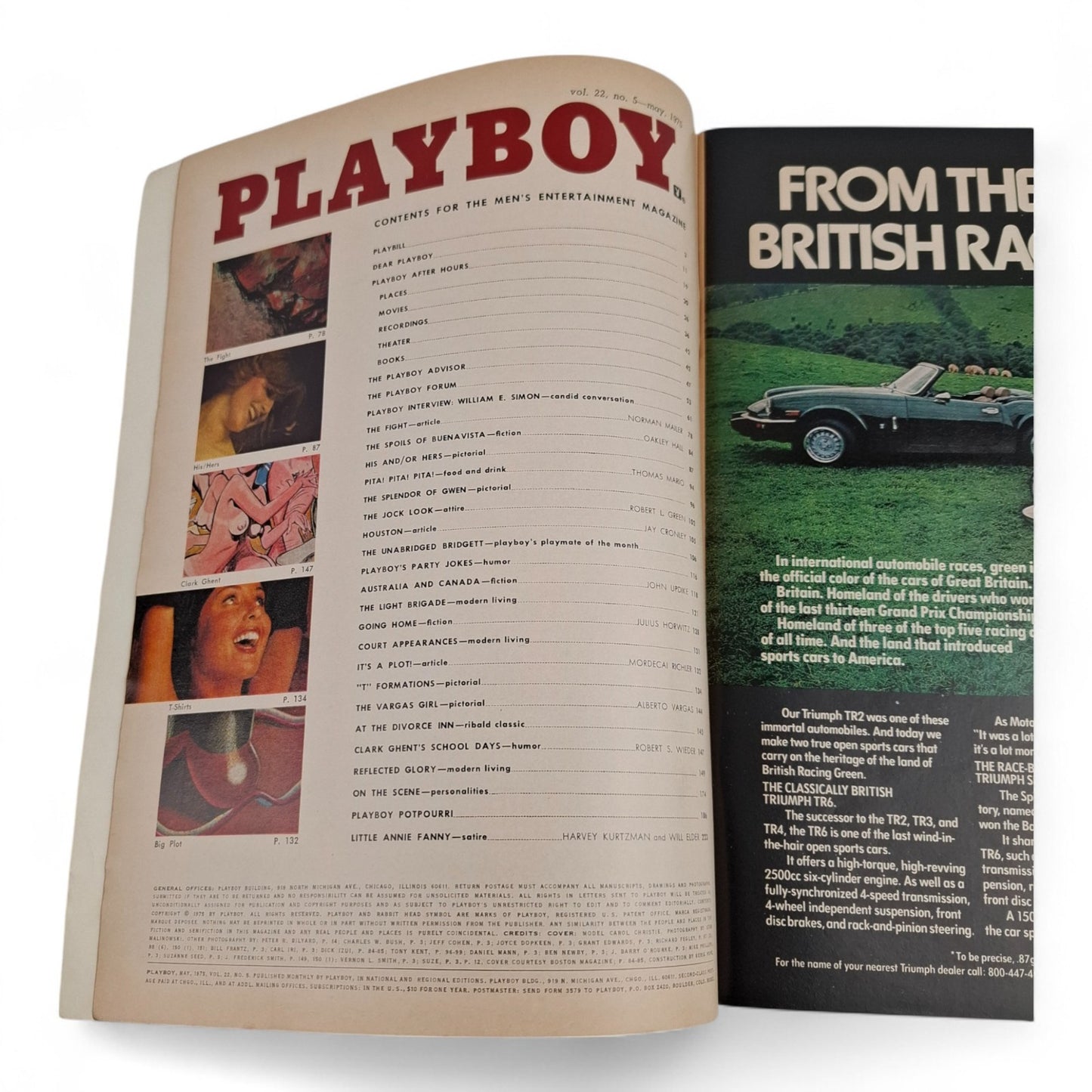 Playboy Magazine May 1975 Carol Christie COMPLETE