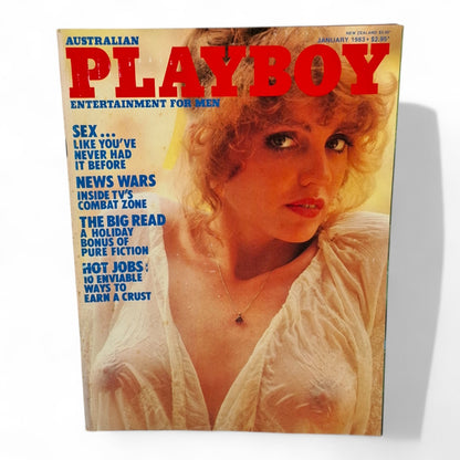 Australian Playboy Magazine January 1983 Denise Newey Charlotte Kemp