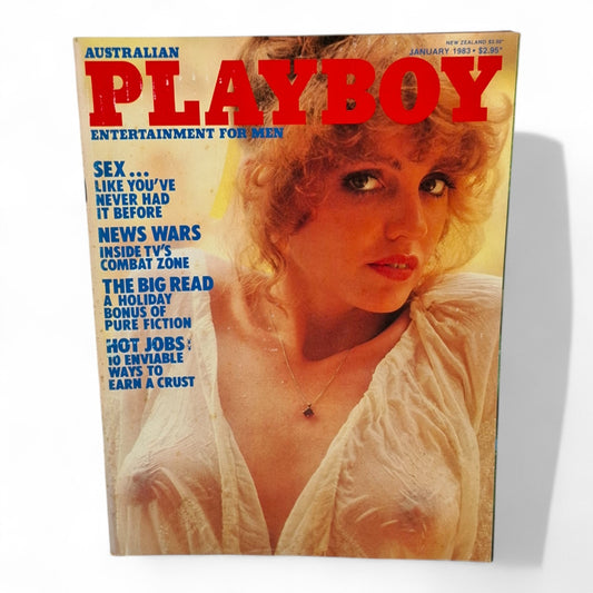 Australian Playboy Magazine January 1983 Denise Newey Charlotte Kemp