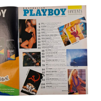 Australian Playboy Magazine January 1991 Brittany York / Alison Armitage