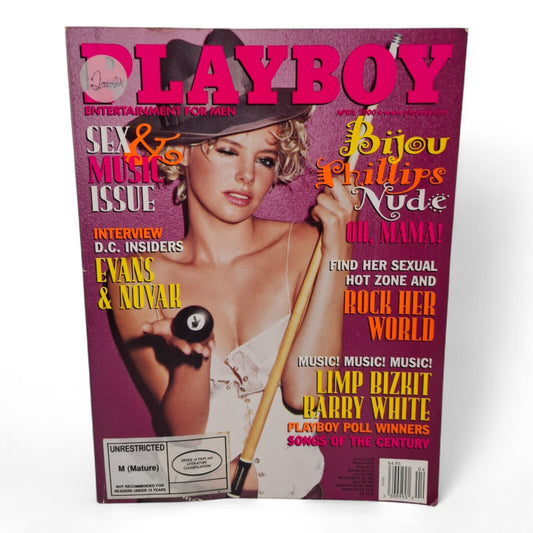 Playboy Magazine April 2000 Bijou Phillips
