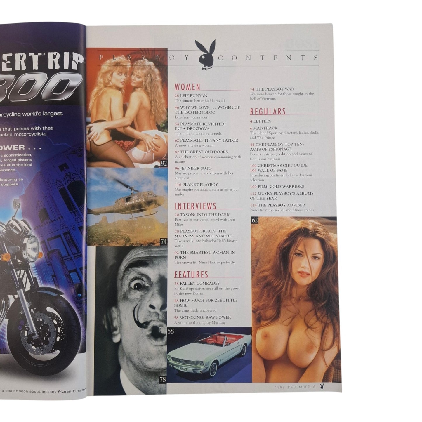 Australian Playboy Magazine December 1998 Leif Bunyan / Tiffany Taylor