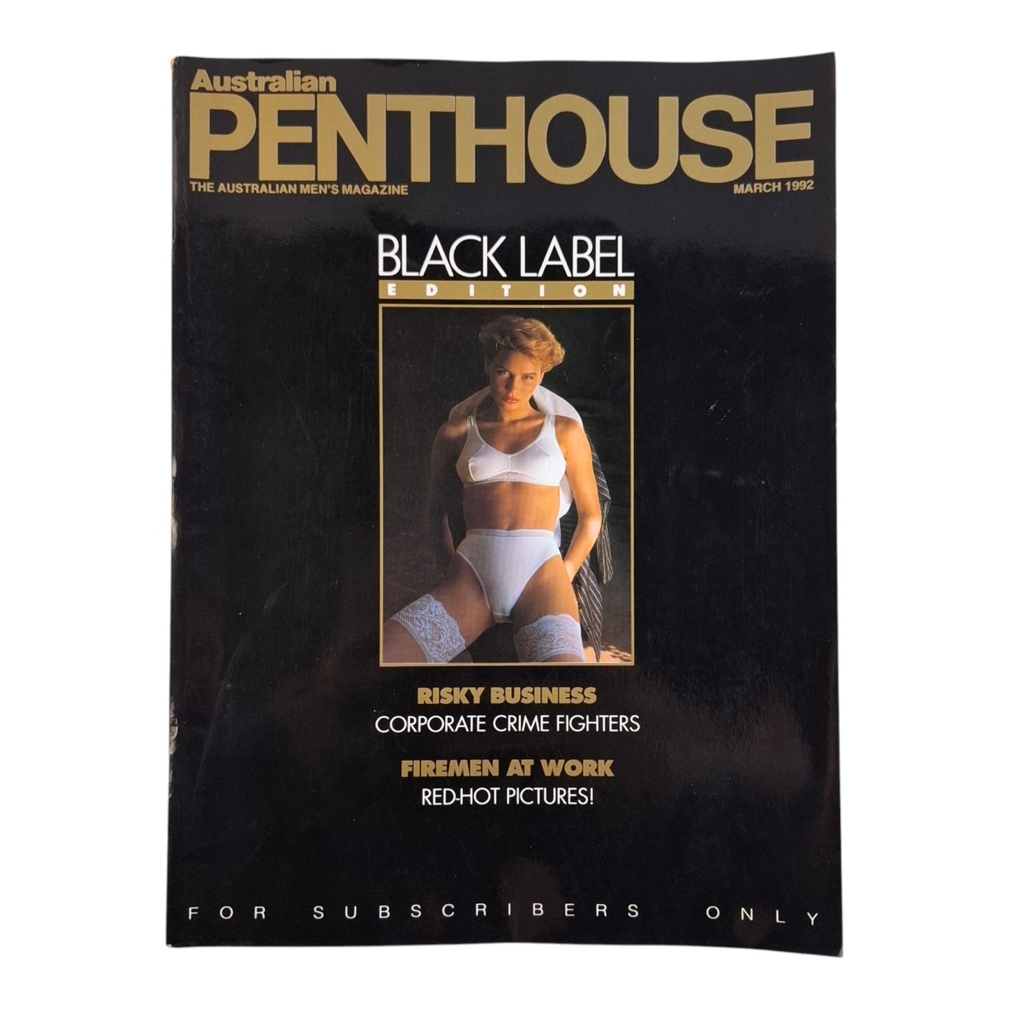 AUSTRALIAN PENTHOUSE Magazine March 1992 Catherine / Krista