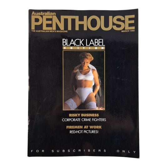 AUSTRALIAN PENTHOUSE Magazine March 1992 Catherine / Krista