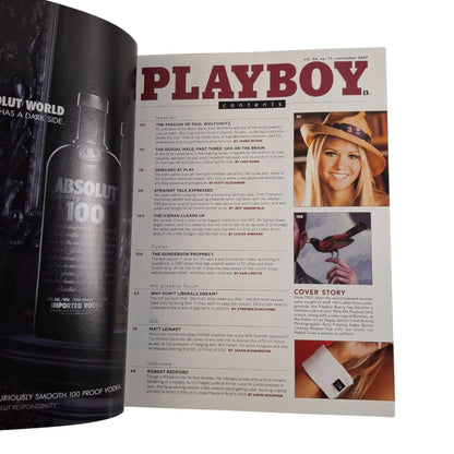 Playboy Magazine November 2007 Lindsey Roeper / Lindsay Wagner