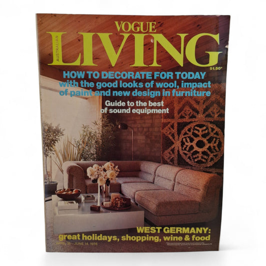 Vintage Vogue Living Australian Magazine - No. 2 1976