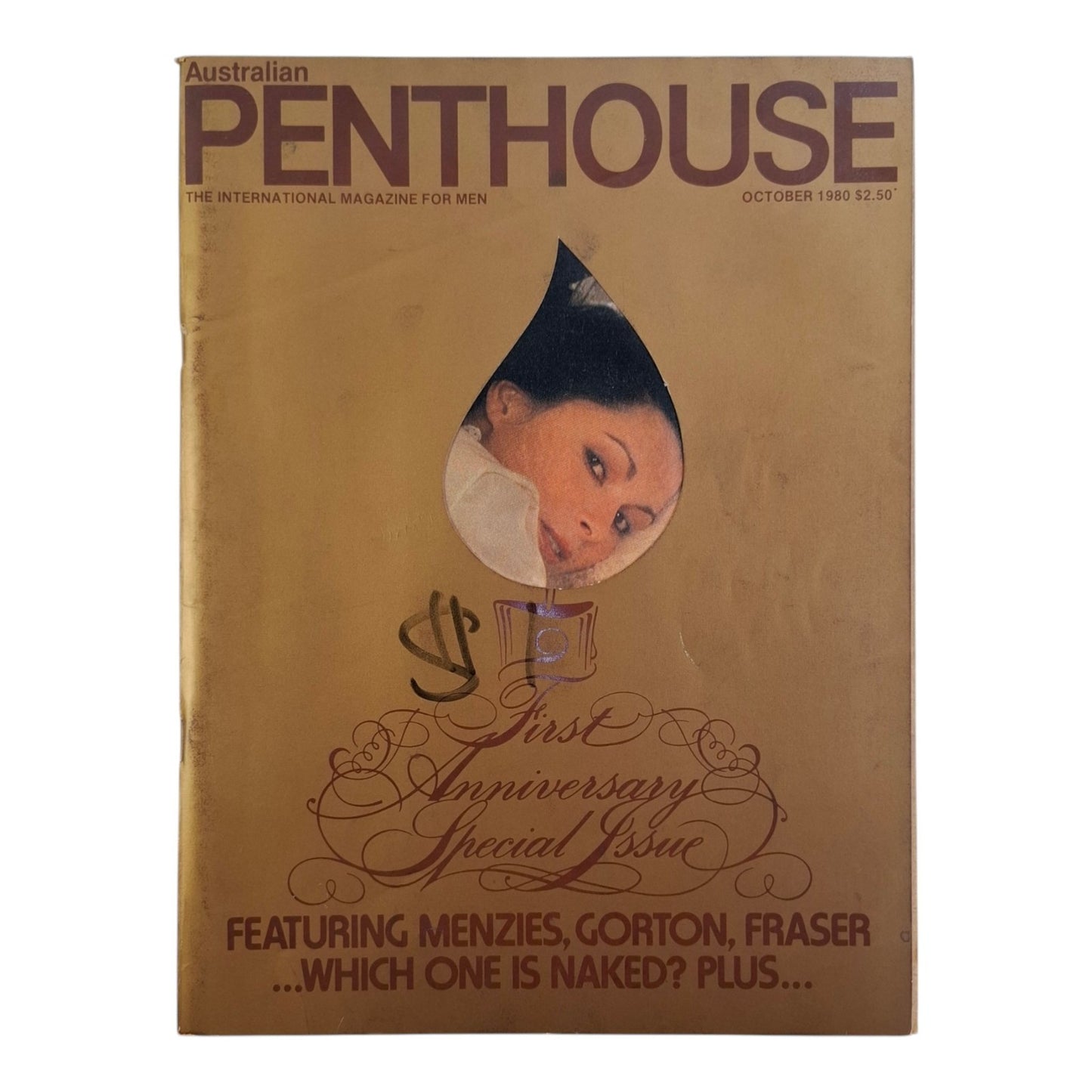 AUSTRALIAN PENTHOUSE Men's Magazine October 1980 Ama Blanchette