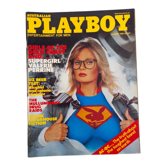 Australian Playboy Magazine August 1981 Debbie Boostrom / Calorie Remider