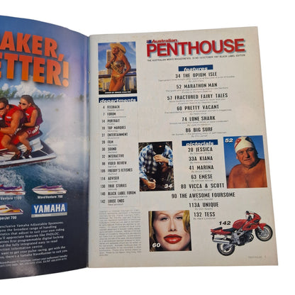 AUSTRALIAN PENTHOUSE Men's Magazine October 1997 Emese Petrovic / Marina