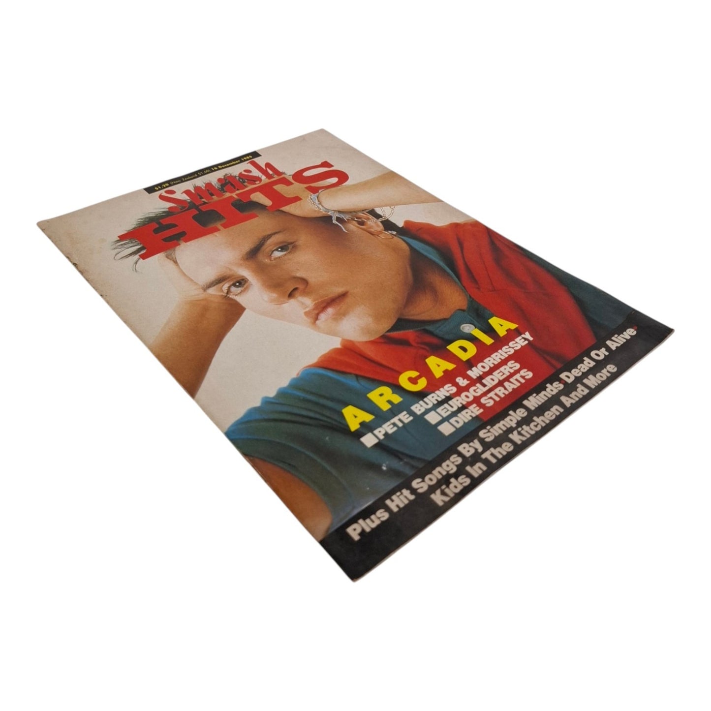 Smash Hits Magazine Australia December 1985 Arcadia / Pete Burns  Dire Straights