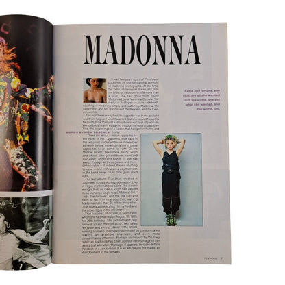 AUSTRALIAN PENTHOUSE Magazine October 1987 Madonna / Gaelle