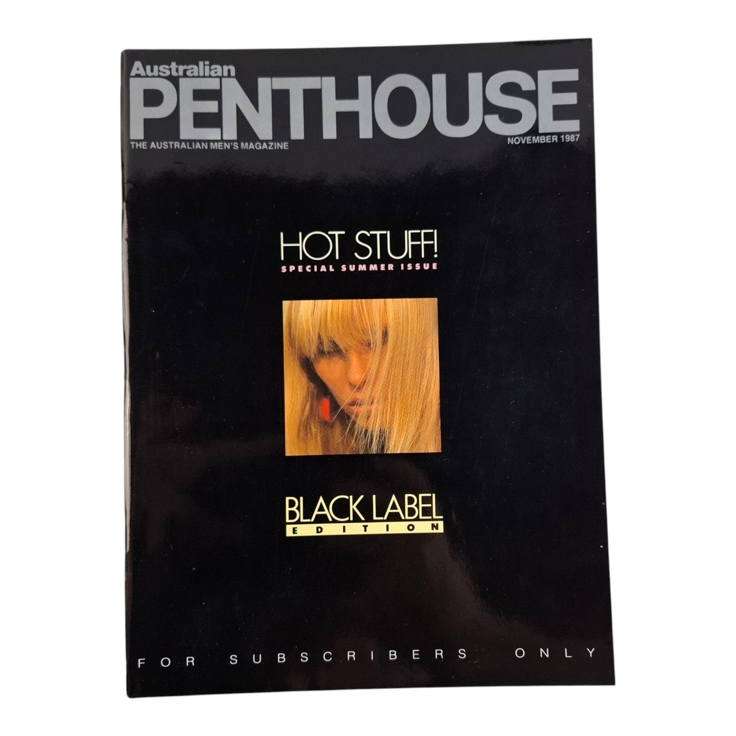 Australian Penthouse Magazine November 1987 Amanda Wolfe / Elle Anthony