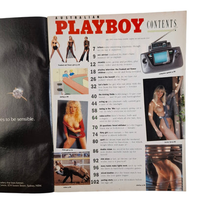 Australian Playboy Magazine July 1992 Freaked Out Flower Girls / Cady Cantrell