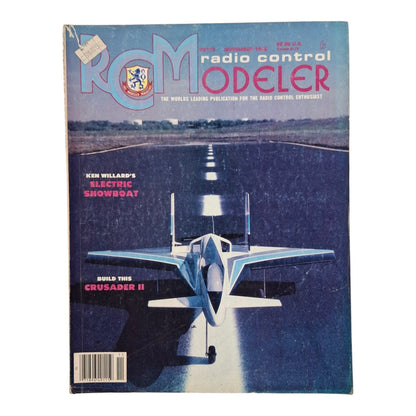 Vintage RC Modeler Magazine November 1988 - Radio Control Airplane Helicopter