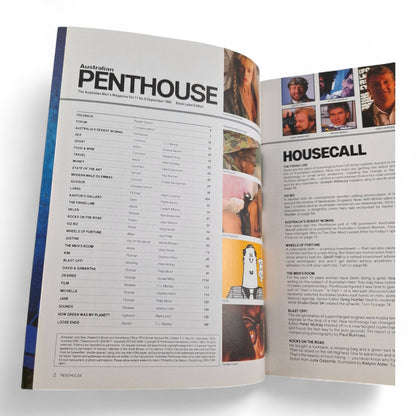 Australian Penthouse Magazine - Black September 1990 Complete Playboy Justine