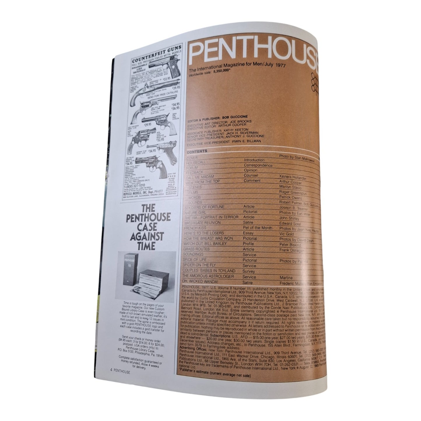 PENTHOUSE U.S Magazine July 1977 Christine Davray