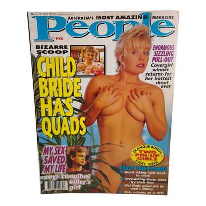 Australian People With Pix Magazine March 1992 Sandii Devlin