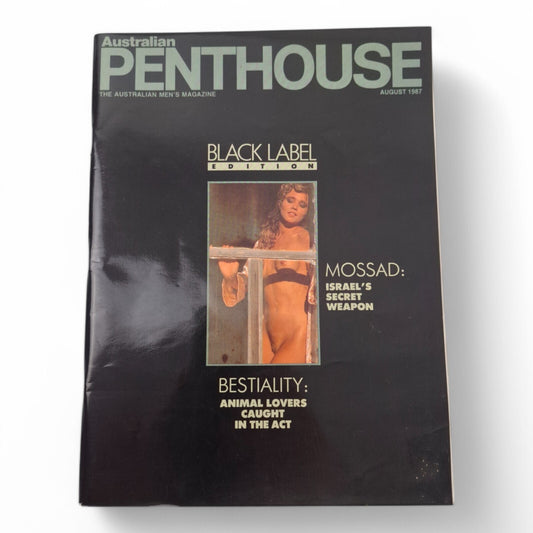 Australian Penthouse Magazine - Black August 1987 Complete Playboy
