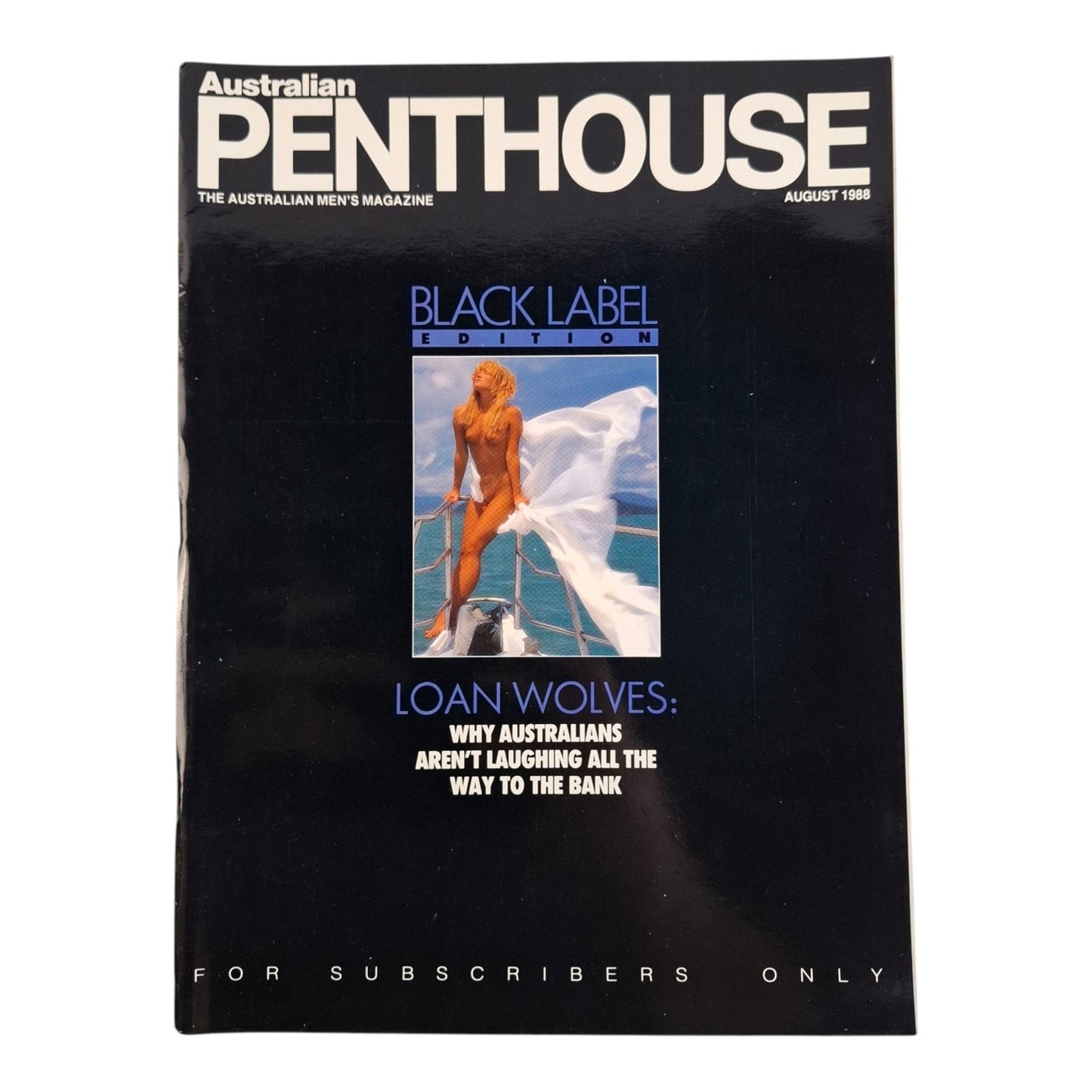 Australian Penthouse Magazine August 1988 Isabel Monro / Crista Veronica