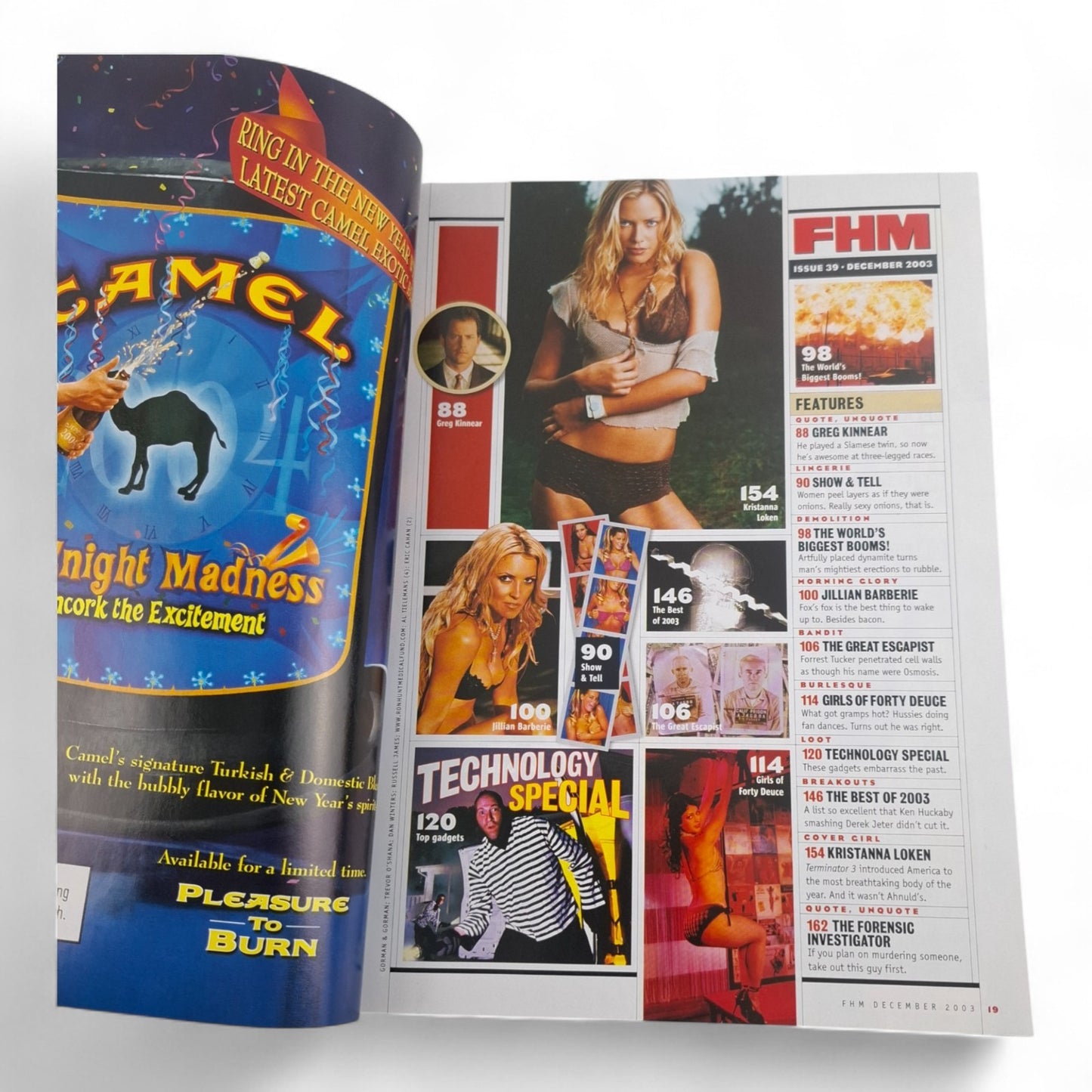 FHM - Entertainment Magazine December 2003 Kristanna Loken