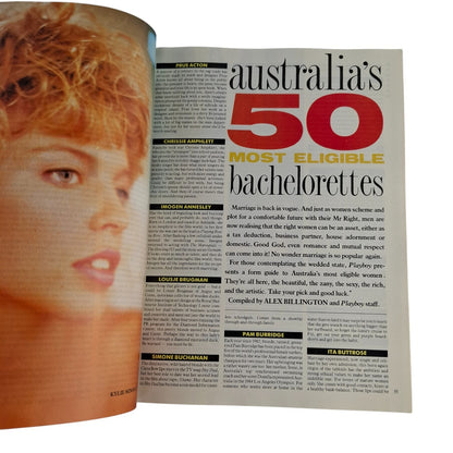 Australian Playboy Magazine January 1989 Kate Ceberano / Catrin Michelsen