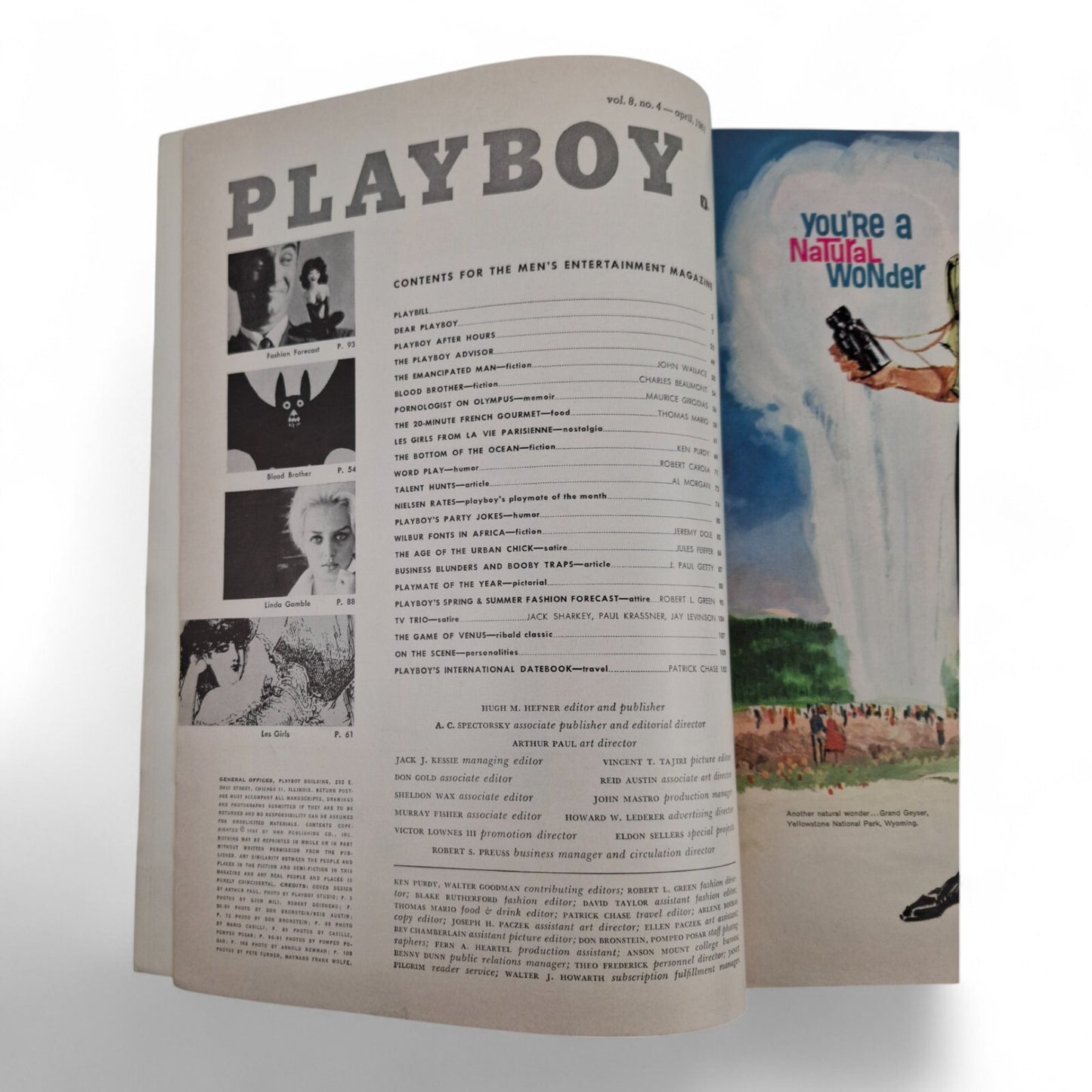PLAYBOY Magazine April 1961 Femlin COMPLETE