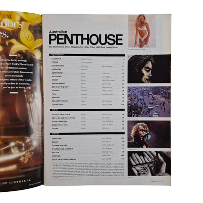 Australian Penthouse Magazine July 1993 Joanne Walker / Elena Baskin