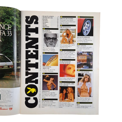 Australian Playboy Magazine April 1986 Kat Livingstone / Susanna Montag
