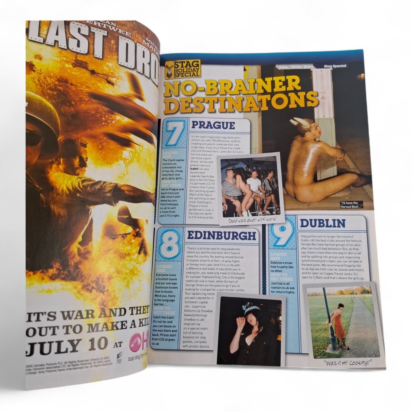 Loaded U.K Magazine October 2005 Sophie Howard Kate Booth Nicola Chapman