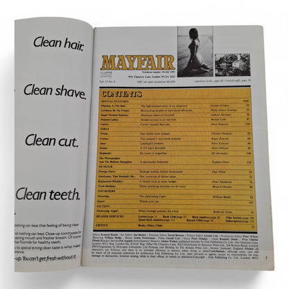 Mayfair Magazine Volume 13 No. 6 June 1978 U.K Playboy