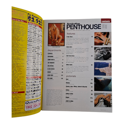 Australian Penthouse Magazine - Black Label May 2003 Szilvia / Ginger
