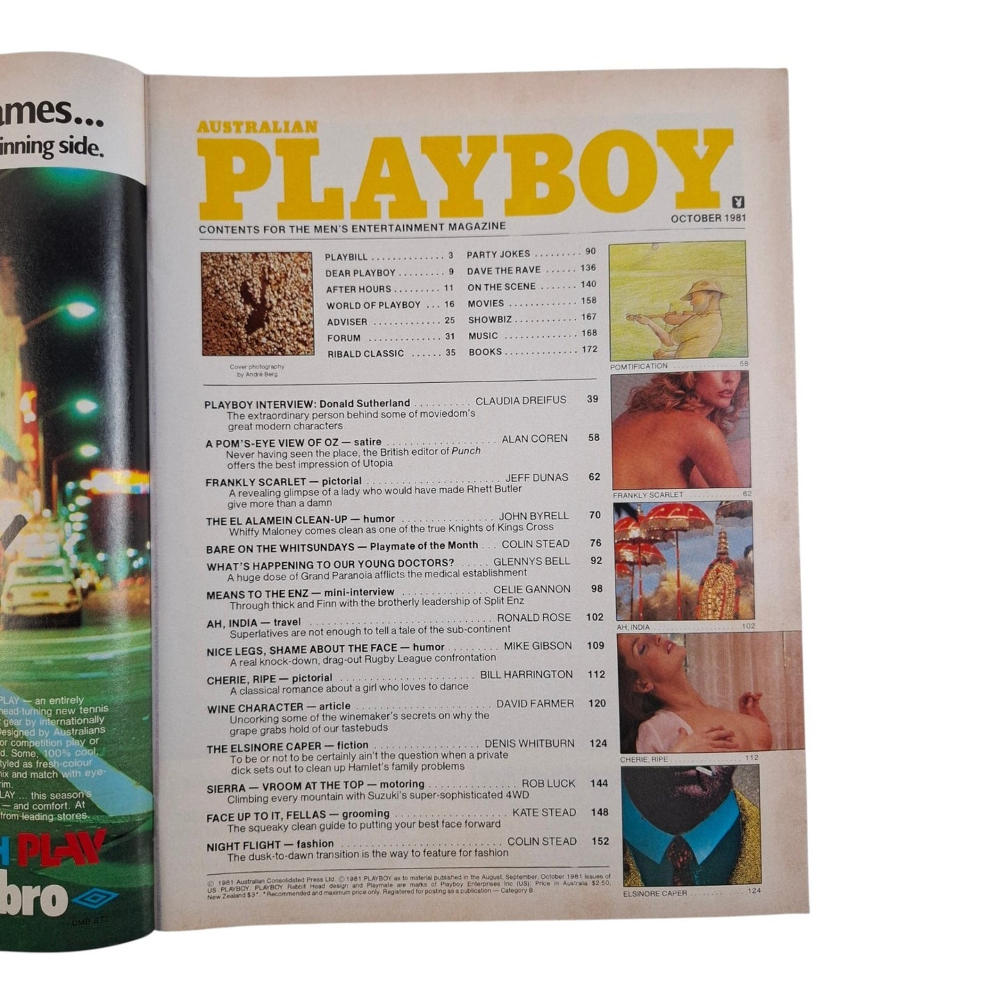 Australian Playboy Magazine October 1981 Lyn Barron