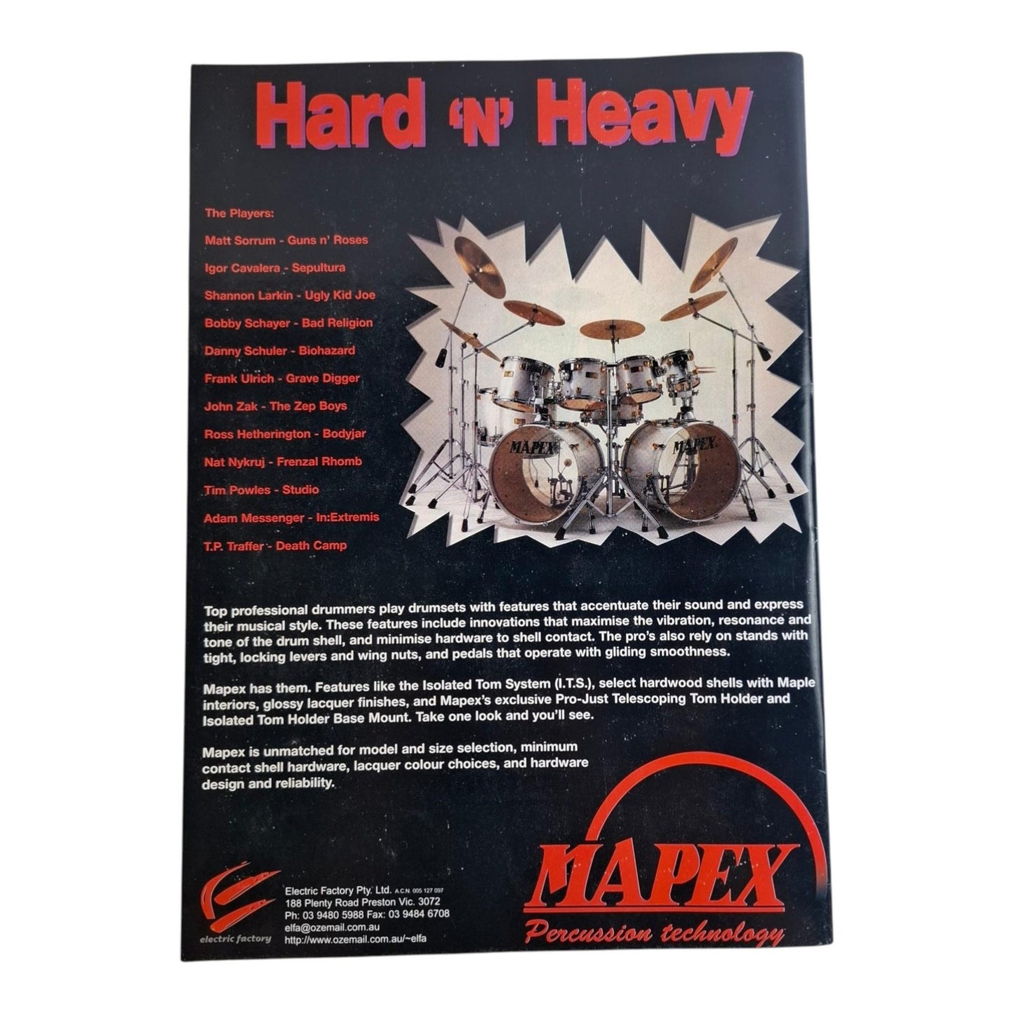 HM Hard Music Magazine #90 September 1996 Tumbleweed / Powderfinger / Metallica