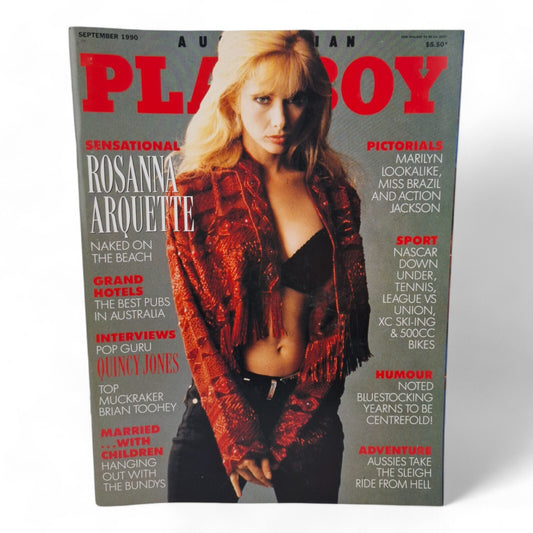 Australian Playboy Magazine September 1990 Rosanna Arquette EXCELLENT