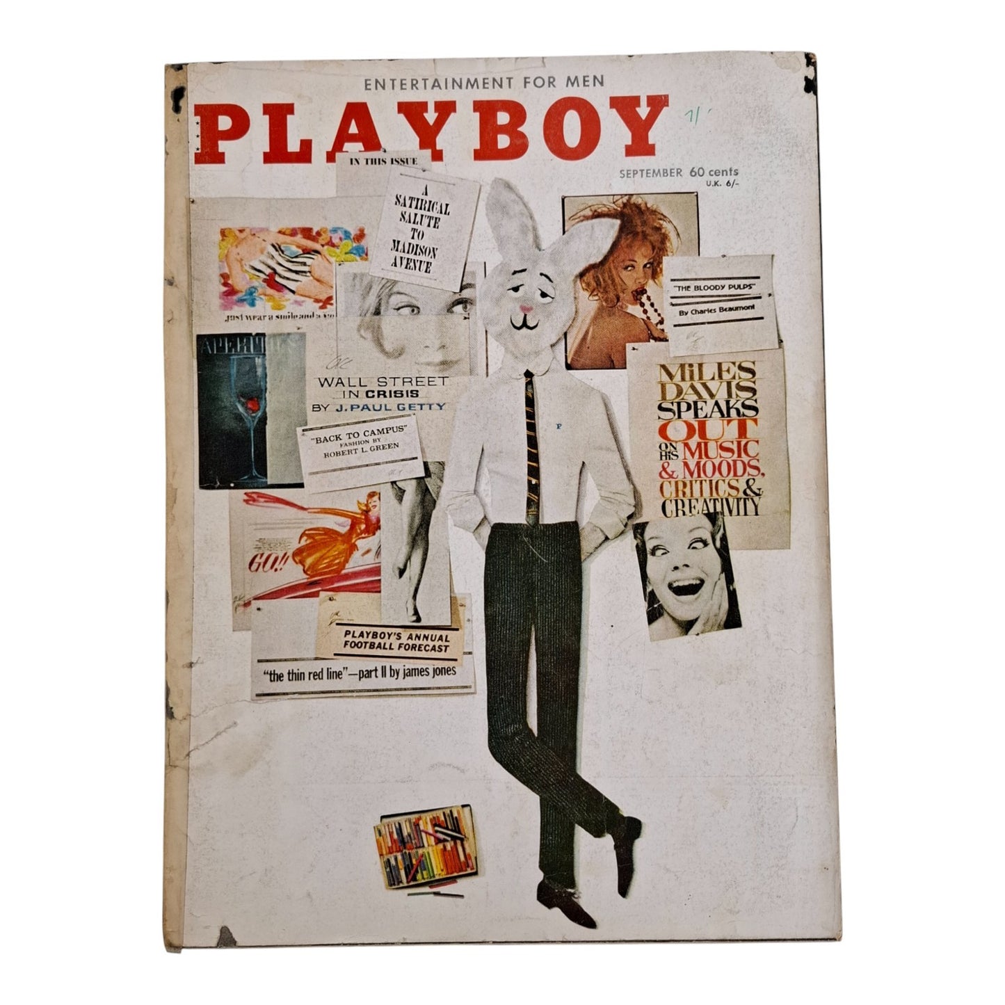 PLAYBOY Magazine September 1962 Mickey Winters