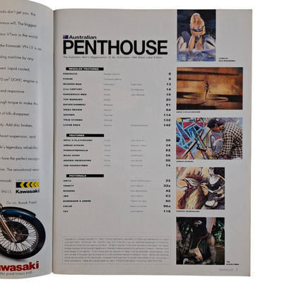 Australian Penthouse Magazine October 1995 Jen Webber / Trinity Burchill