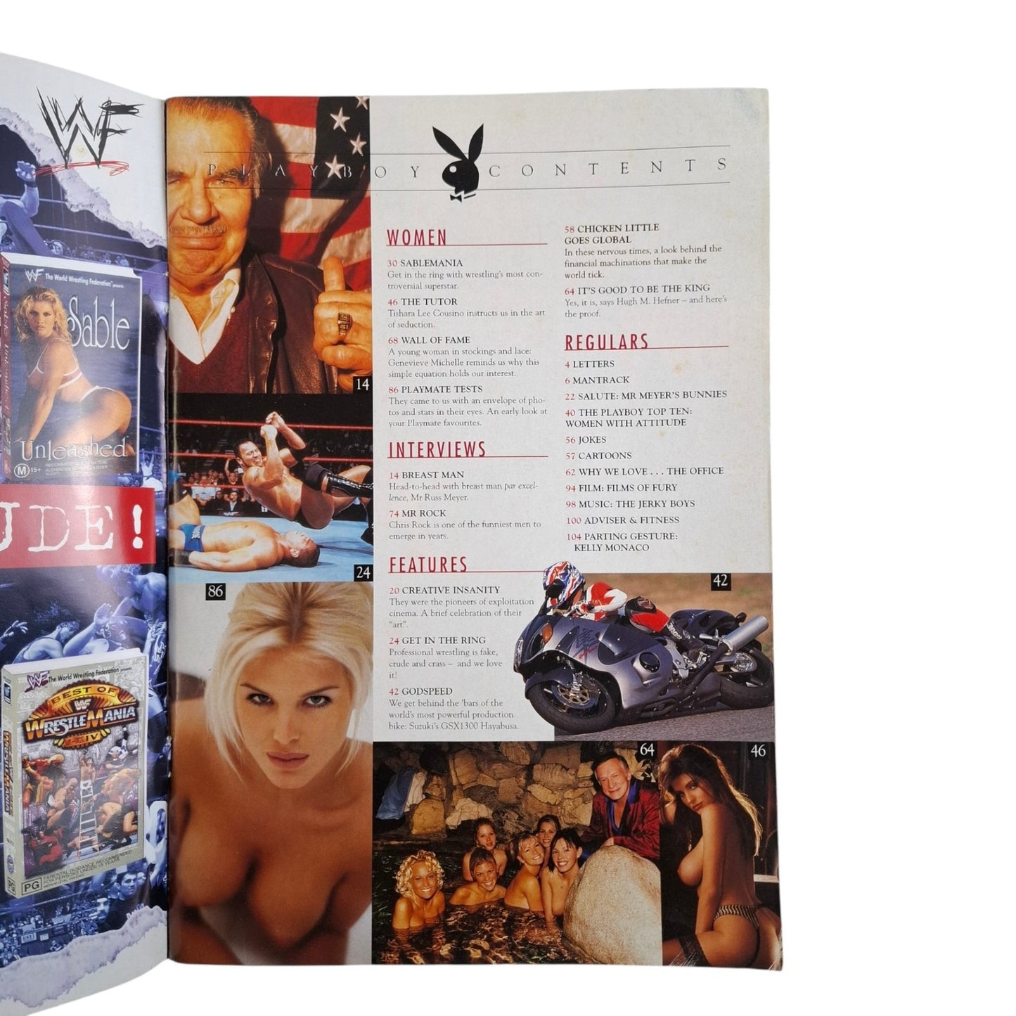 Australian Playboy Magazine November 1999 Sable WWF WWE / Tishara Cousino