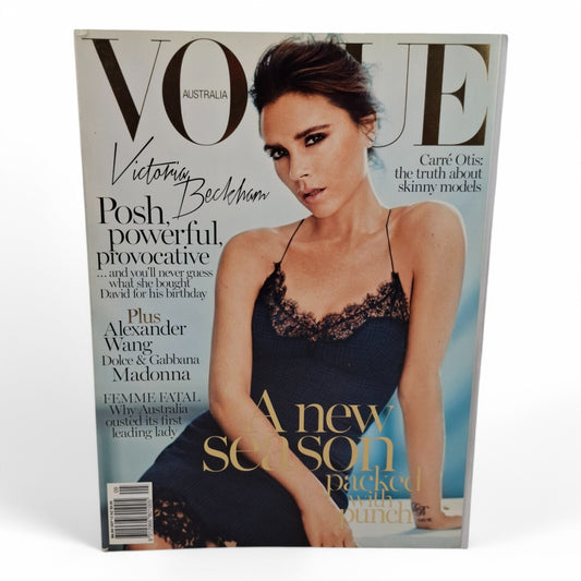 Vogue Australia Magazine - September 2013 - Victoria Beckham Cover