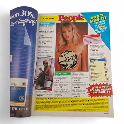 People Magazine With Pix Australia May 8th 1990 Janie Alvos