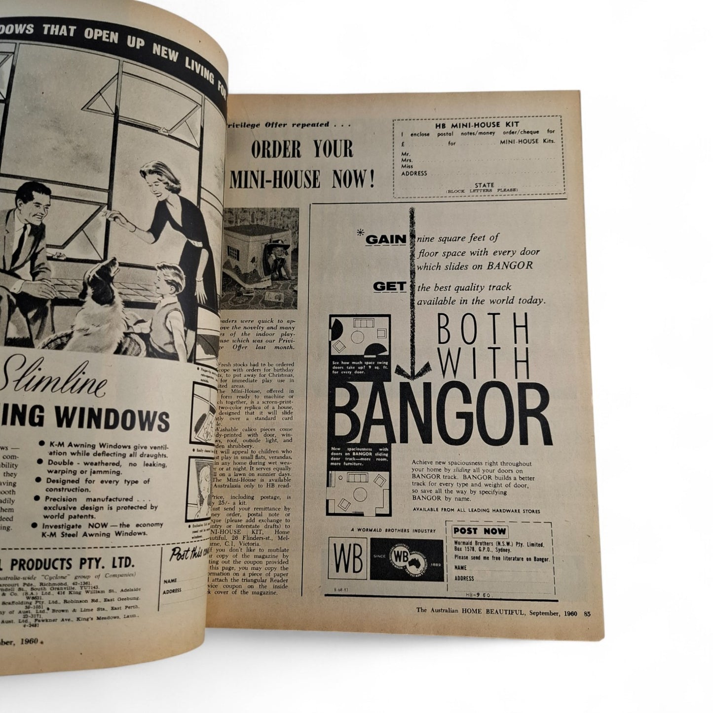 Australian Home Beautiful Magazine - September 1960