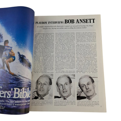Australian Playboy Magazine May 1987 Special 100th Issue, Anna Clark, Bob Ansett