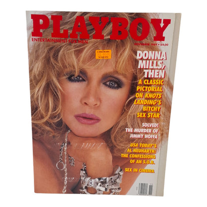PLAYBOY MAGAZINE November 1989 Donna Mills  / Renee Tenison