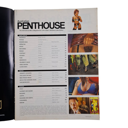 Australian Penthouse Magazine April 1994 Rachael Winsor / Staci Donovan