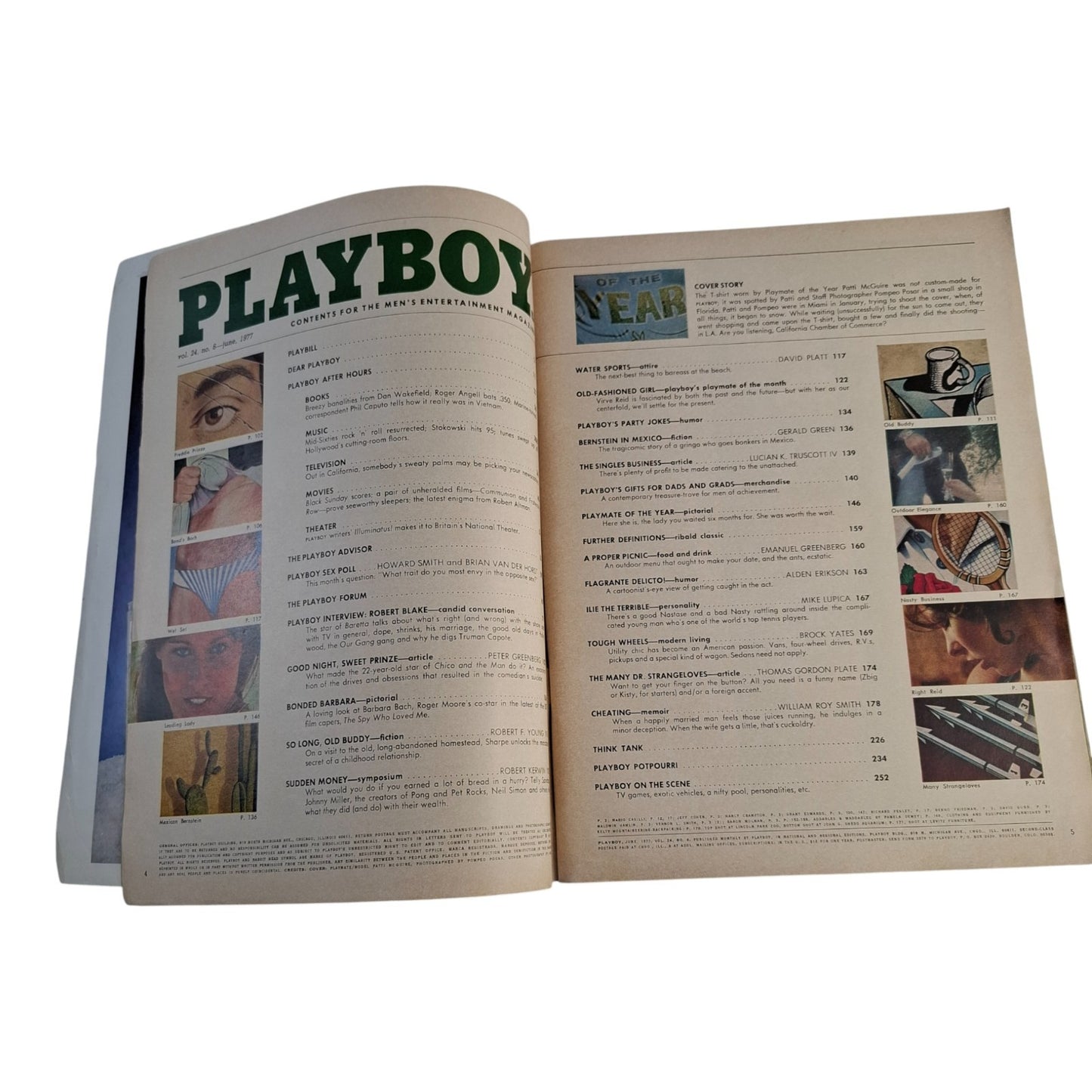 Playboy Magazine June 1977 Patti McGuire / Virve Reid