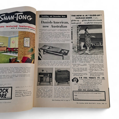 Australian Home Beautiful Magazine - October 1960