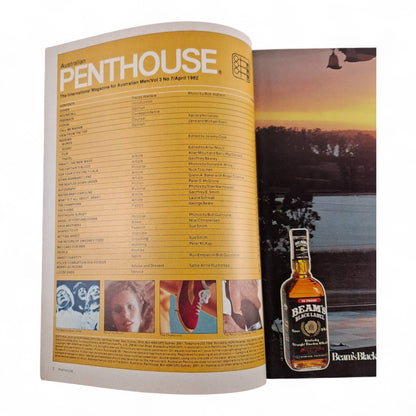 AUSTRALIAN PENTHOUSE April 1982 Vol. 3 No. 7 Men's Magazine Tracey Wallace