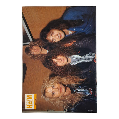 Hot Metal #7 Music Magazine 1989 - Motorhead - Lemmy Kilmister - White Lion