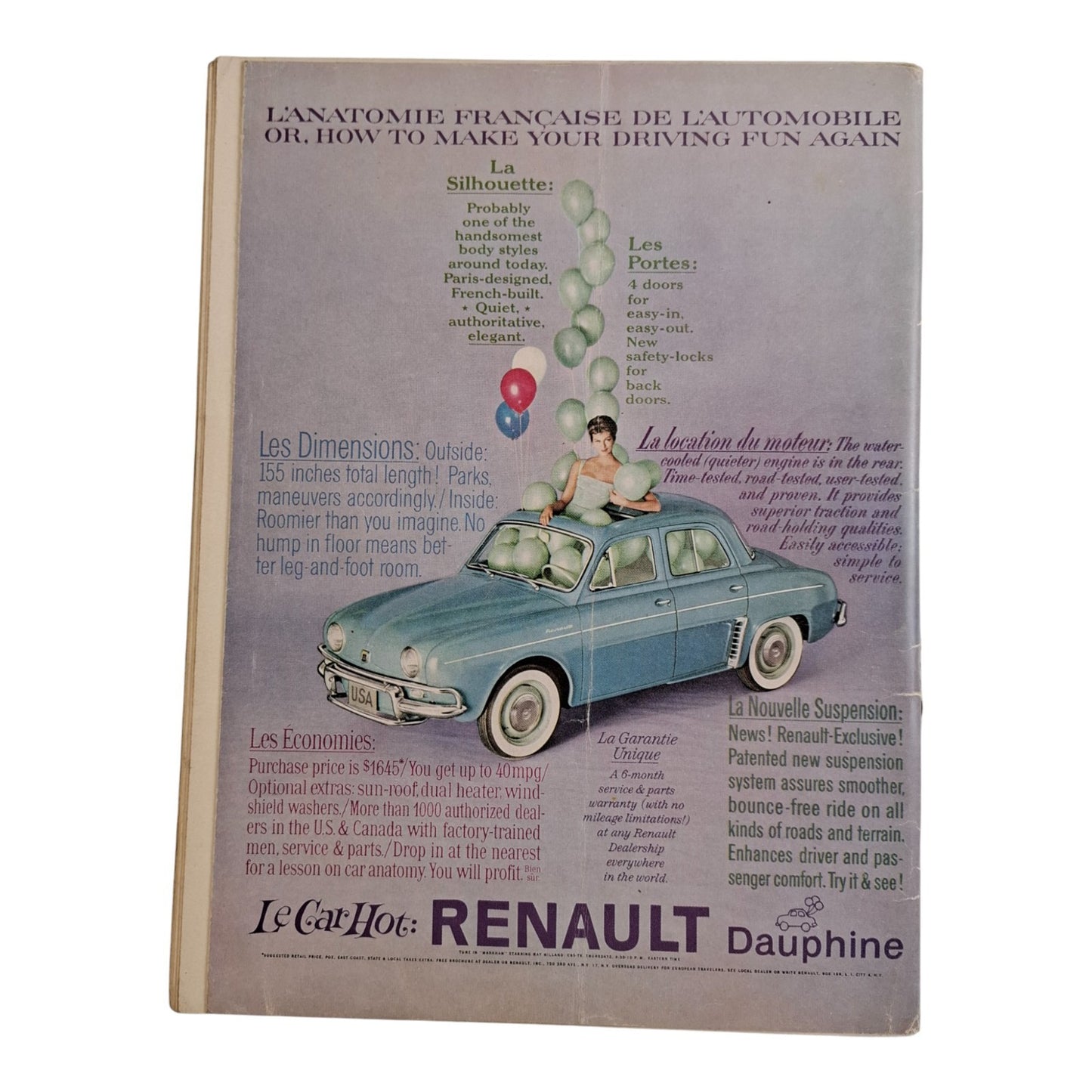 PLAYBOY MAGAZINE July 1960 Collete Berne / Teddi Smith NO C/F