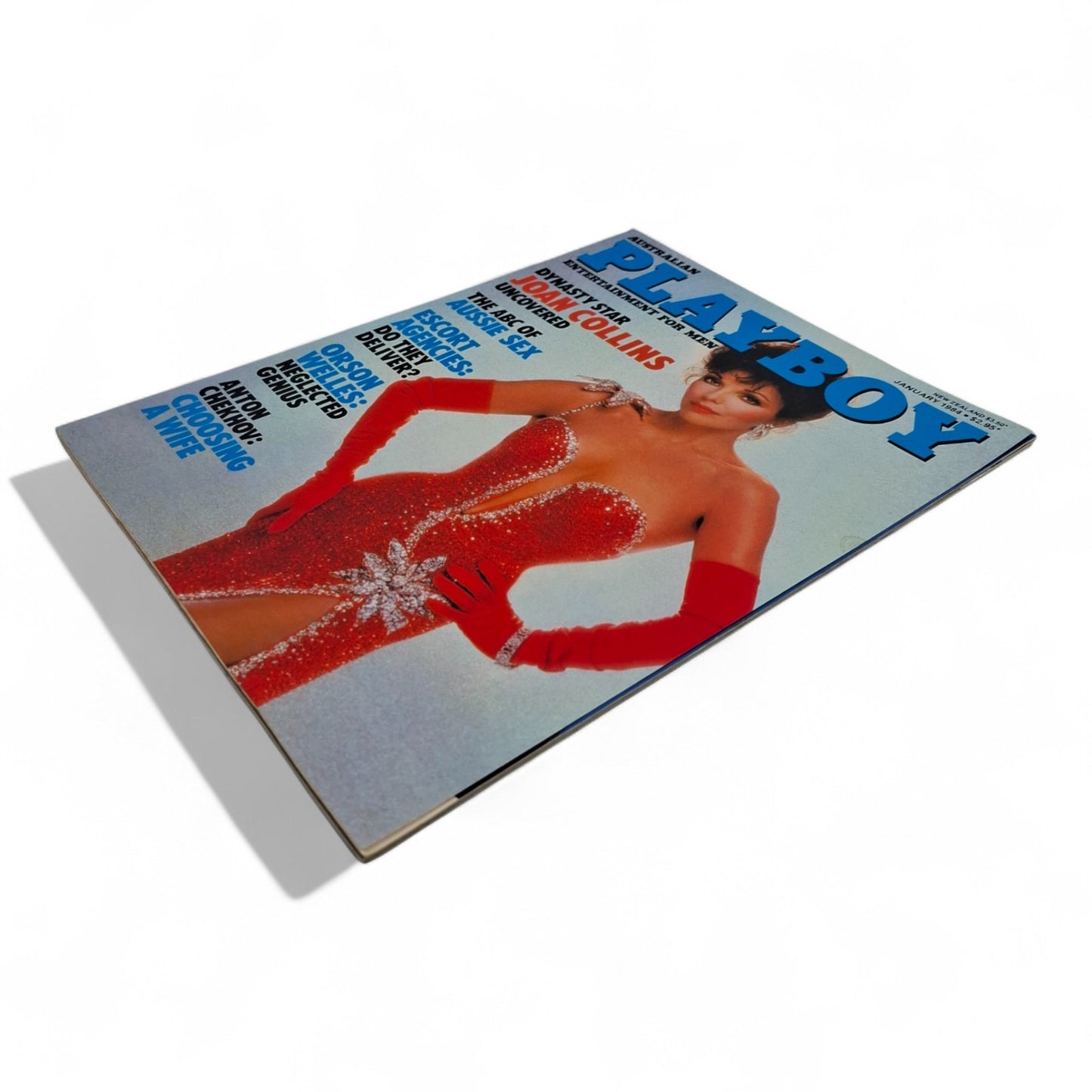 Australian Playboy Magazine January 1984 Veronica Gamba Joan Collins