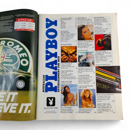 Vintage Australian Playboy Magazine August 1983 Lucy Gill